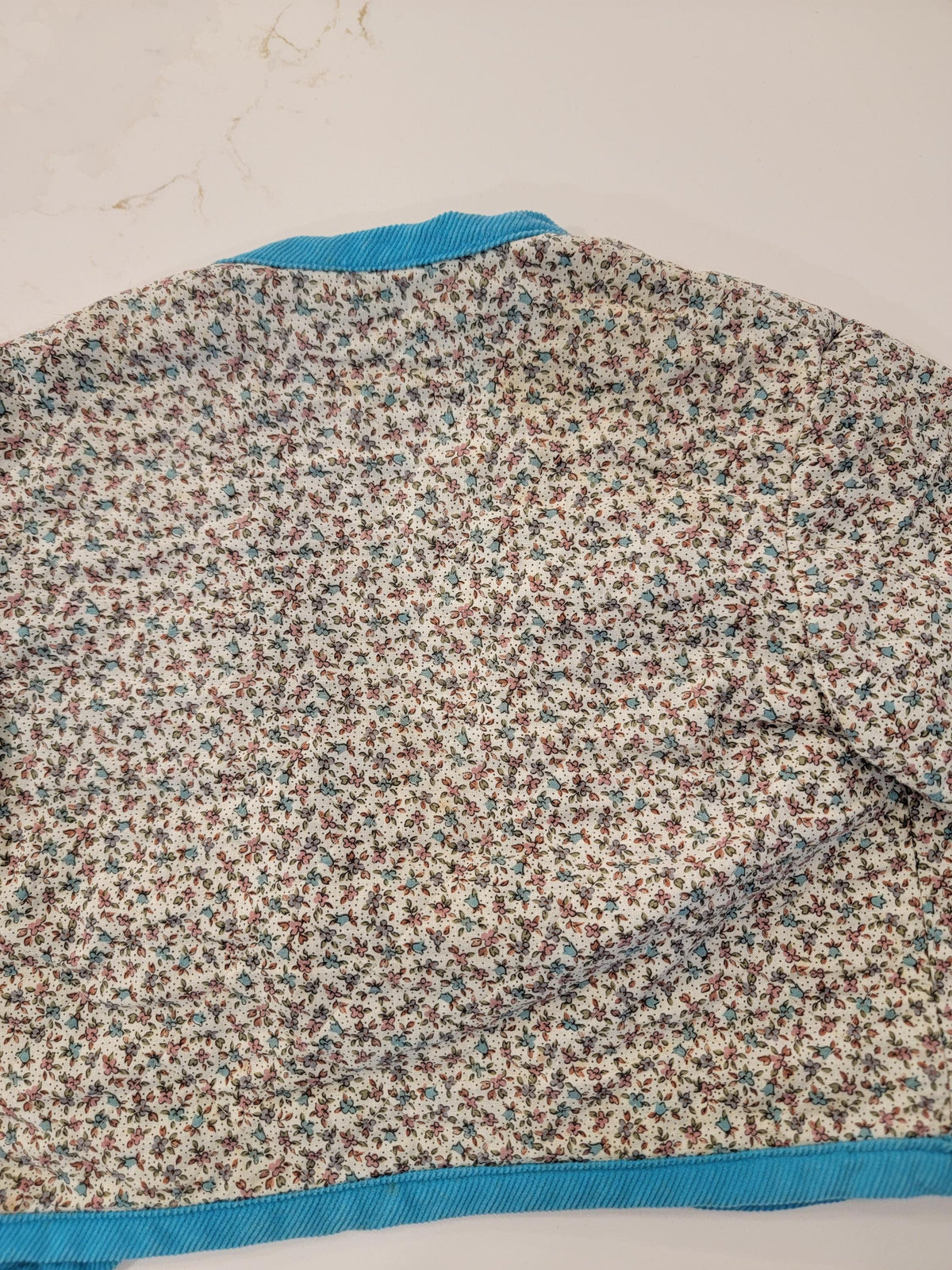 Vintage 1980s Handmade Quilted Kids Toddlers Coat