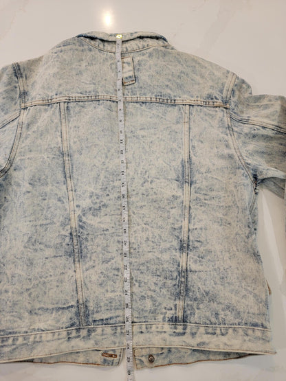Vintage 90s Generation Blues Denim Jacket Acid Wash Trucker Jean Jacket Unisex Large