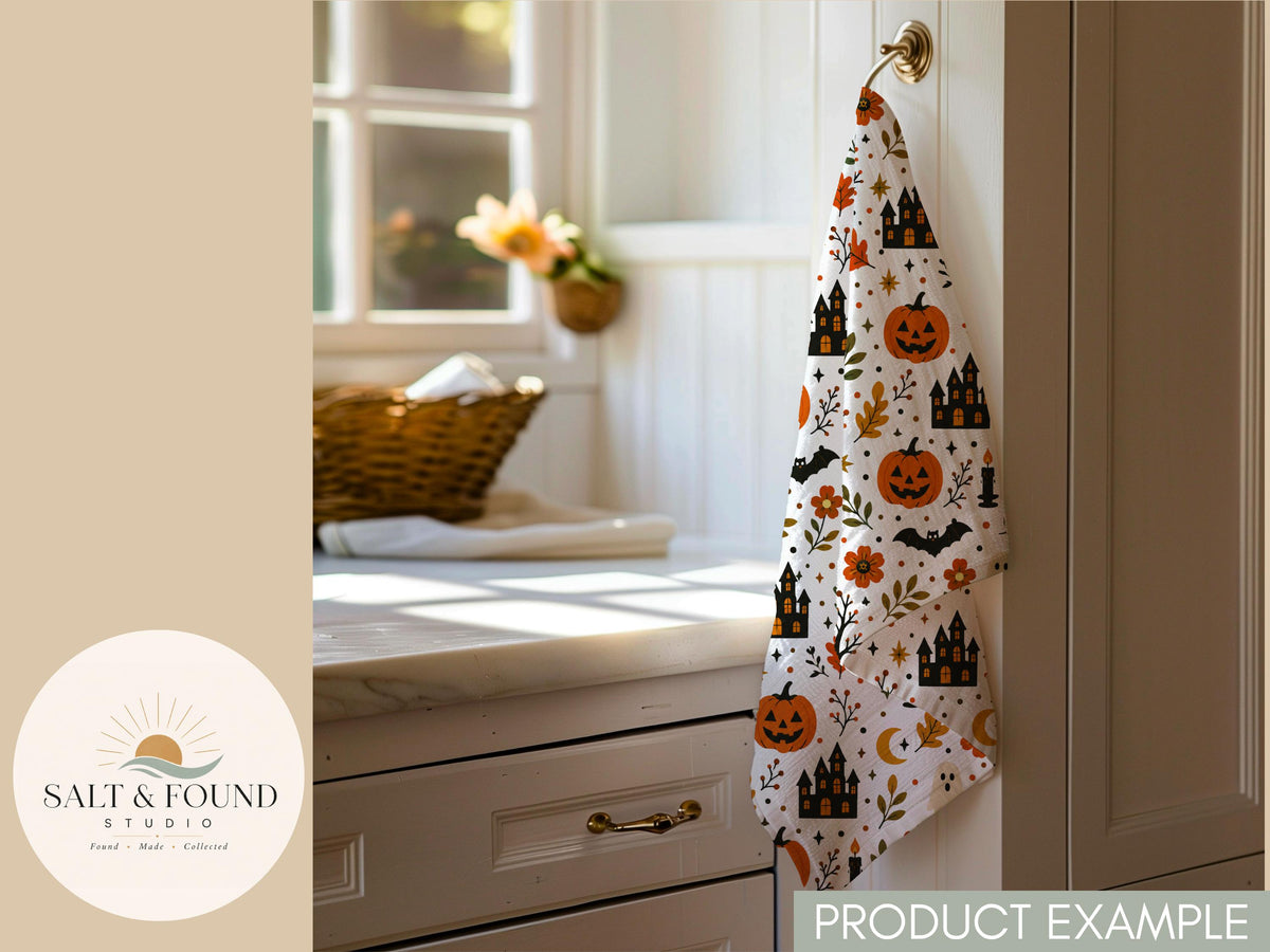 Hygge Harvest Halloween Seamless Pattern