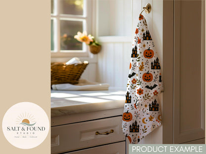Hygge Harvest Halloween Seamless Pattern
