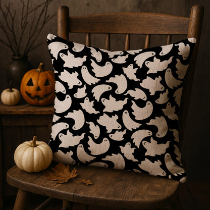 Halloween Ghost Seamless Pattern