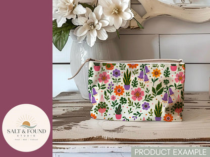 Potted Paradise Digital Seamless Pattern