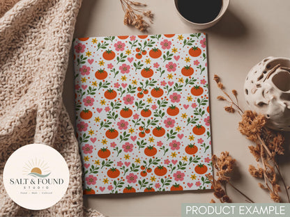 Tomato Girl Summer Seamless Pattern