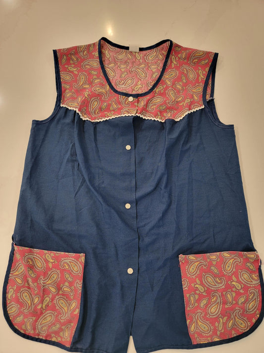 1970s Vintage Jason Industries Cobbler Apron Smock