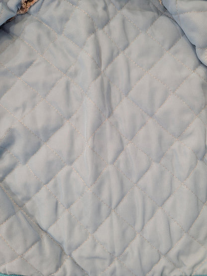 Vintage 1980s Handmade Quilted Kids Toddlers Coat