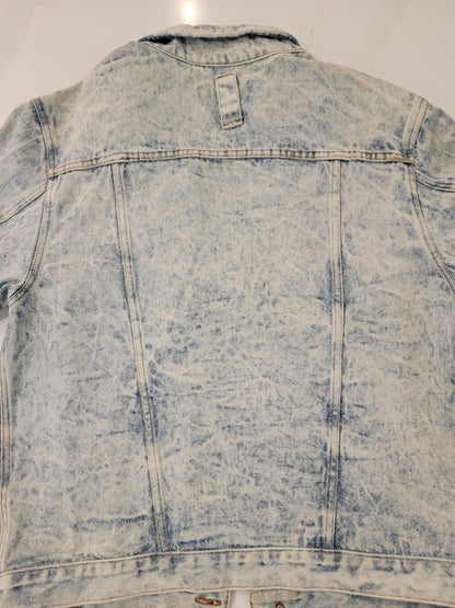 Vintage 90s Generation Blues Denim Jacket Acid Wash Trucker Jean Jacket Unisex Large