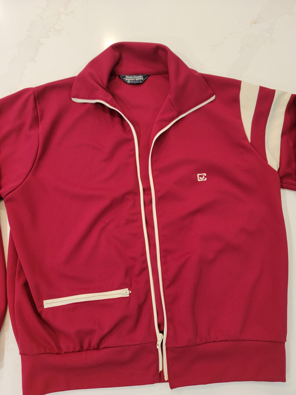 Vintage 70s Women's Jimmy Connors by Robert Bruce Track Jacket