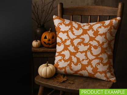 Halloween Ghost Seamless Pattern