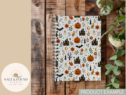 Hygge Harvest Halloween Seamless Pattern