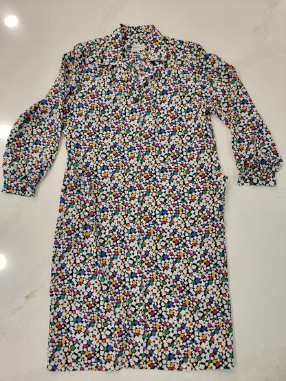 Vintage 1970s Don Elliot Sport Dress Geometric Print
