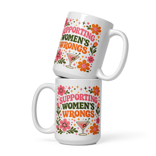 Receipts or it Didn't Happen White glossy mug